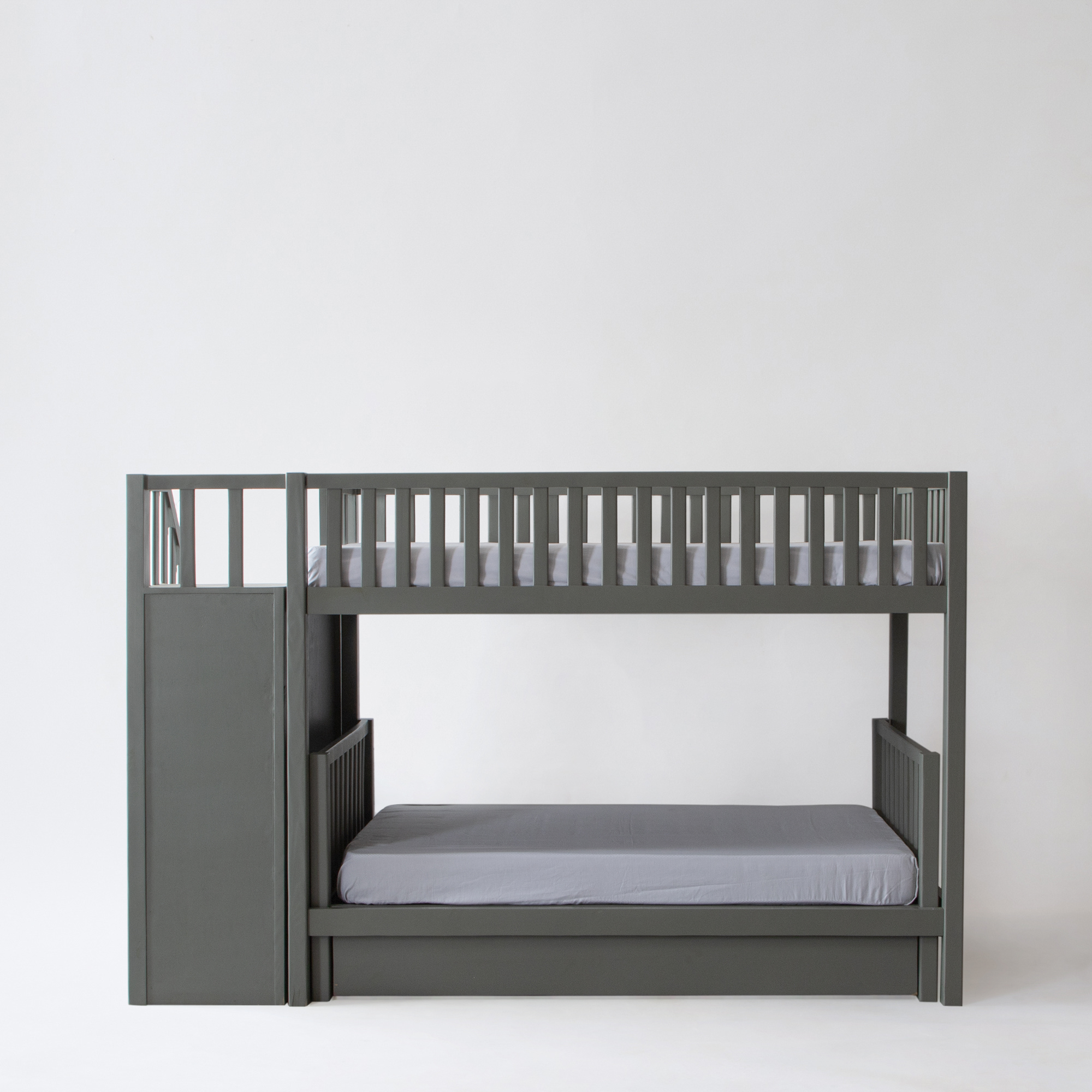 Island Bunk bed with My Junior Dream Bed with Trundle, Storage Staircase