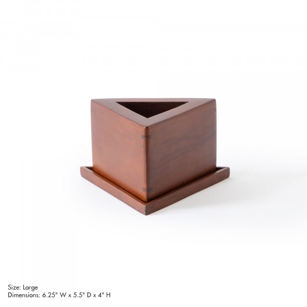 Cabo Prism Wooden Table Accessory