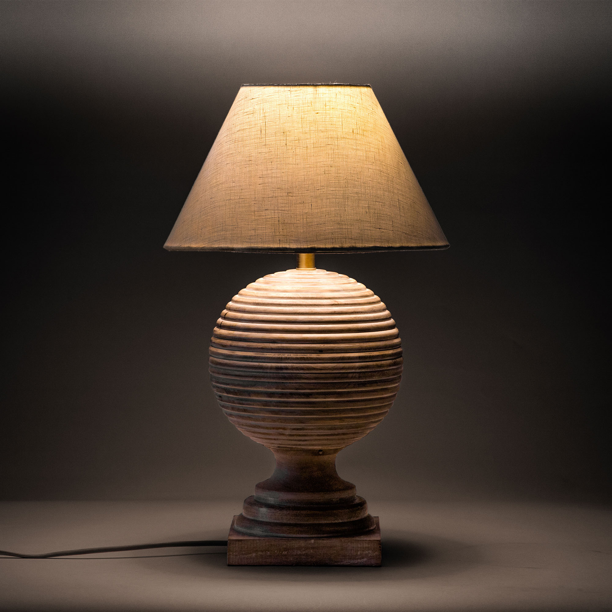 Cairo Wooden Table Lamp