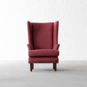 Candolim Fabric Wingback Chair