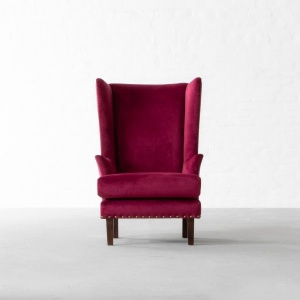 Candolim Fabric Wingback Chair
