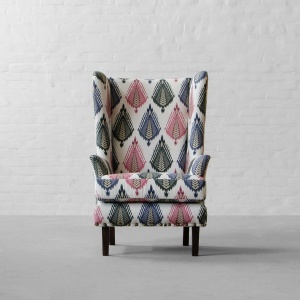 Candolim Fabric Wingback Chair