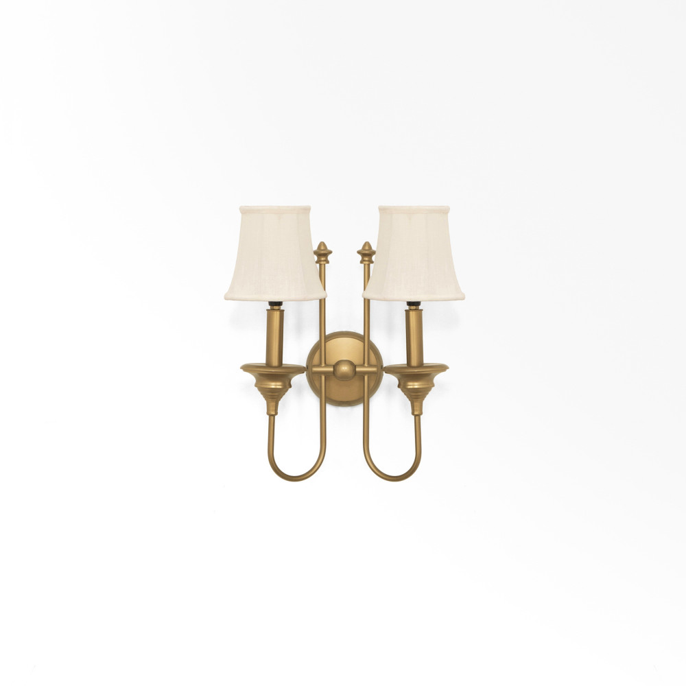 Charlestown Wall Sconce (Double) - Antique Brass