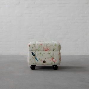 Chesterfield Fabric Ottoman
