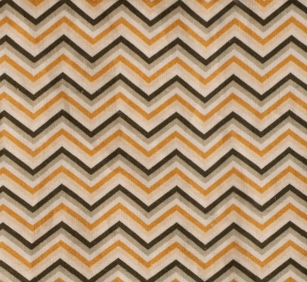 100% Linen Suave Chevrons Fabric Swatch