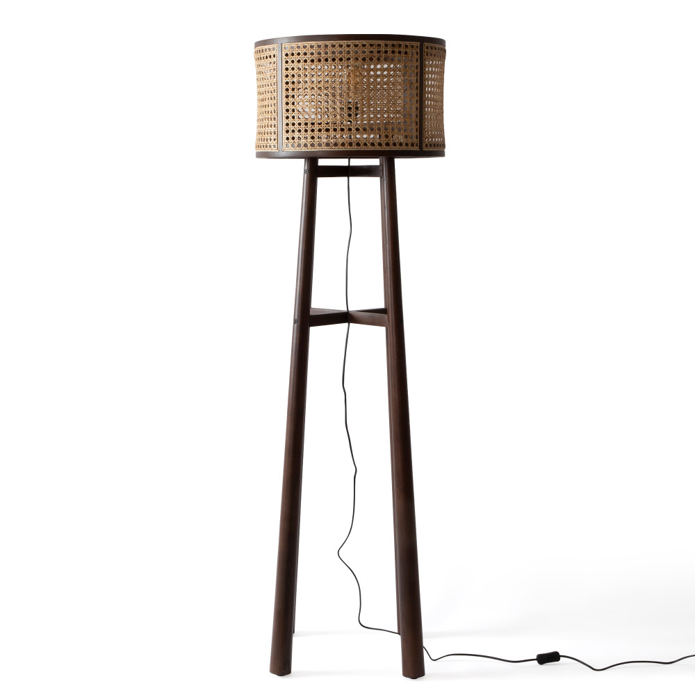 Cochin Rattan Floor Lamp