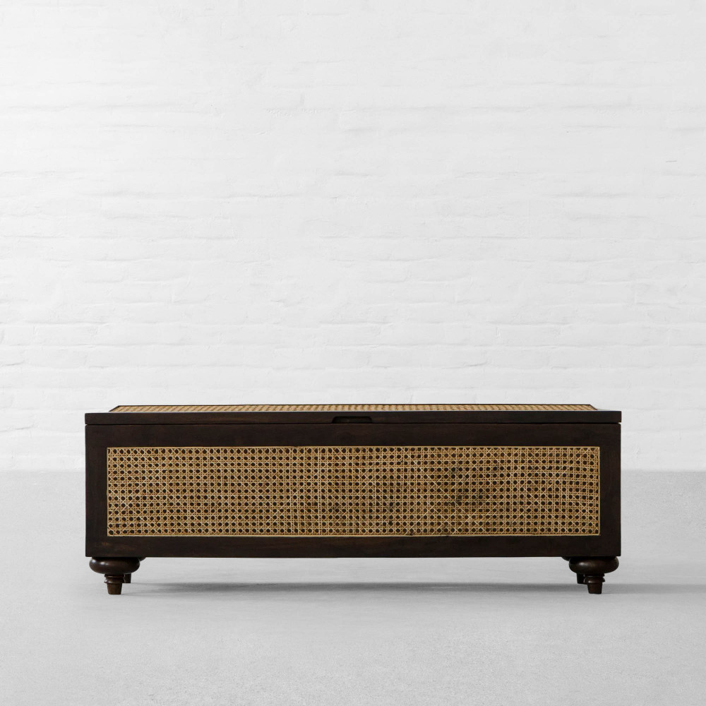 Cochin Rattan Storage Bench