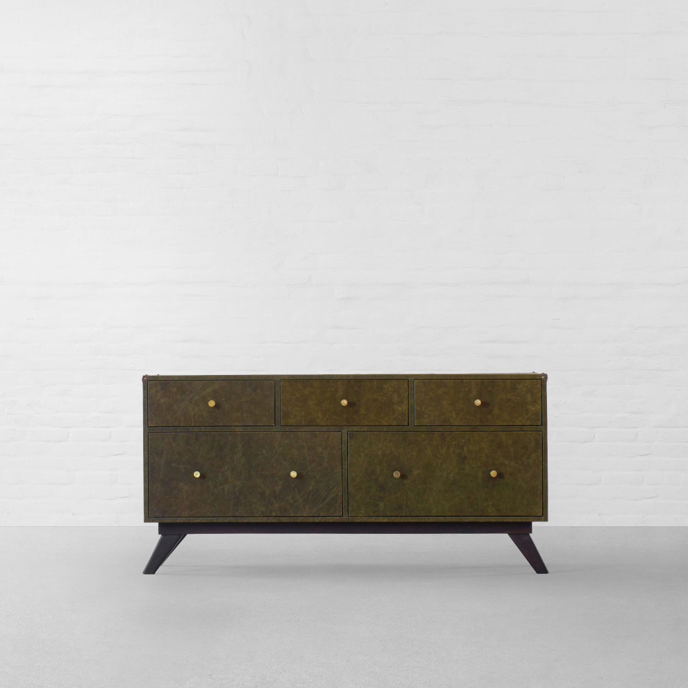 Colaba Leather Clad TV Unit