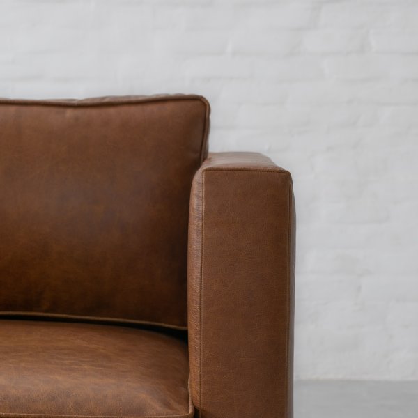 Colton Leather Sofa Collection, Water Buffalo Leather Sofa