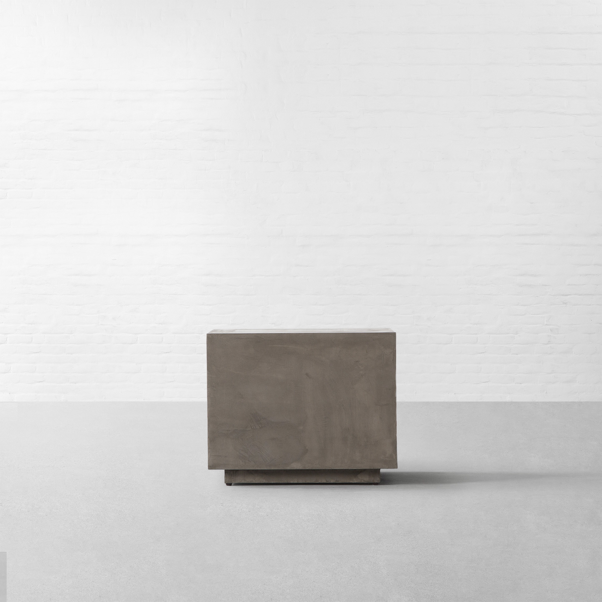 CONCRETE ISLAND BLOCK SIDE TABLE