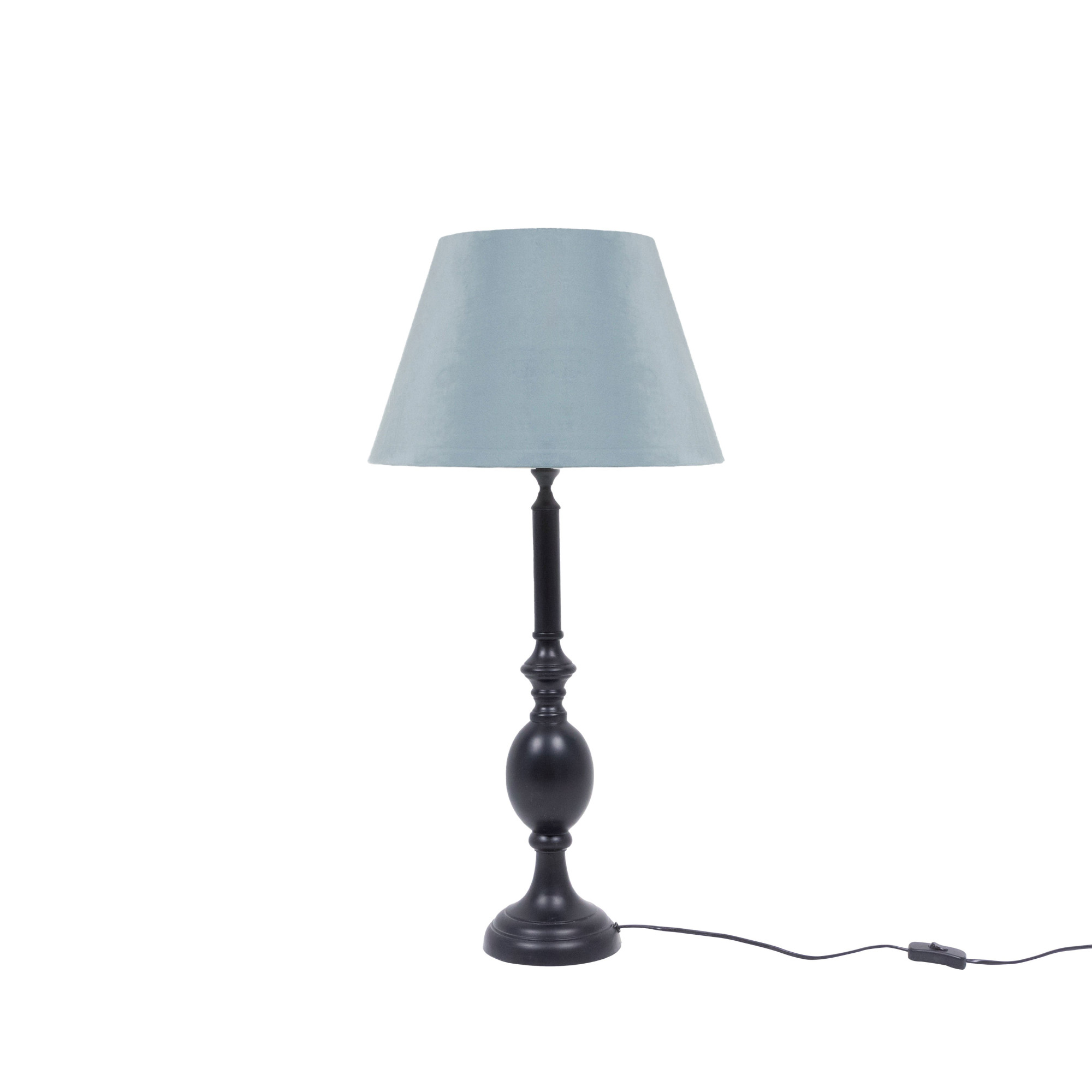 COTTAGE BELL LAMPSHADE-DUSK BLUE (LARGE)