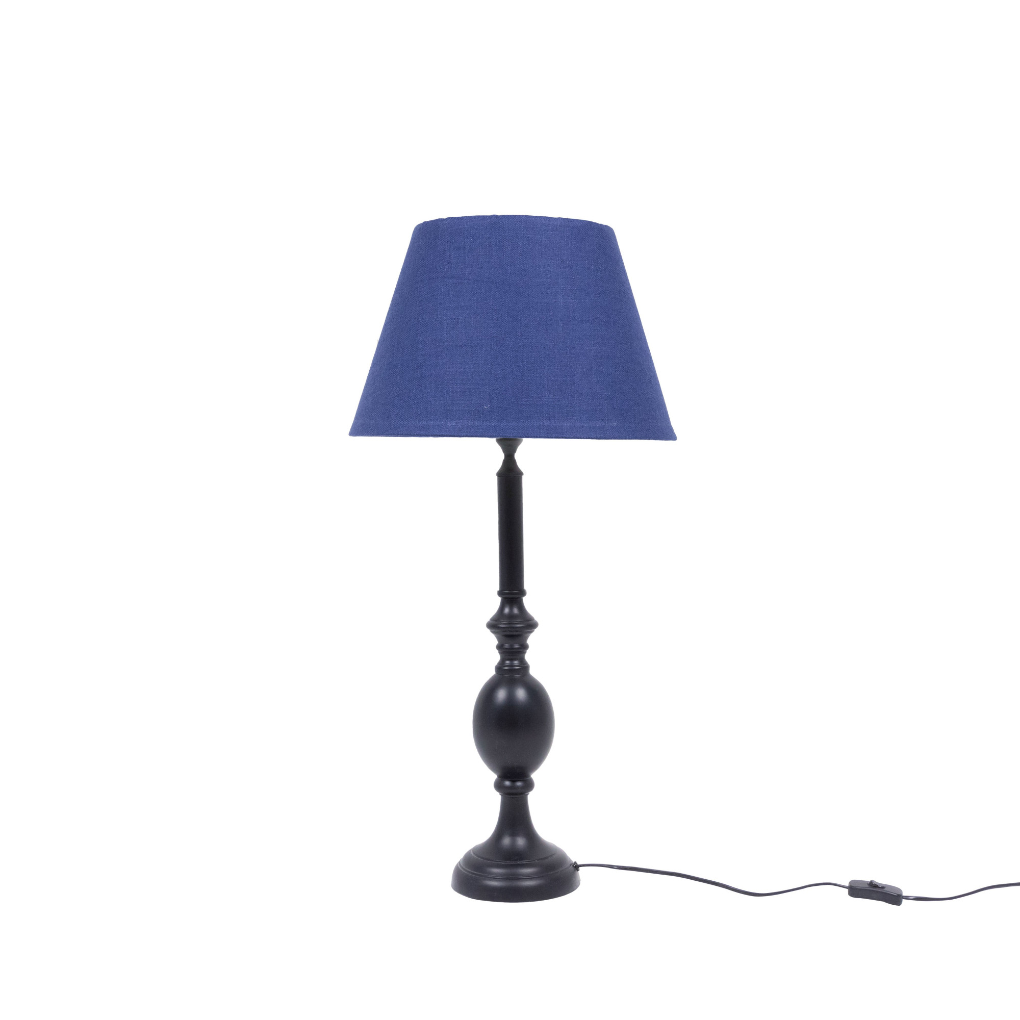 COTTAGE BELL LAMPSHADE-GIR COBALT (LARGE)