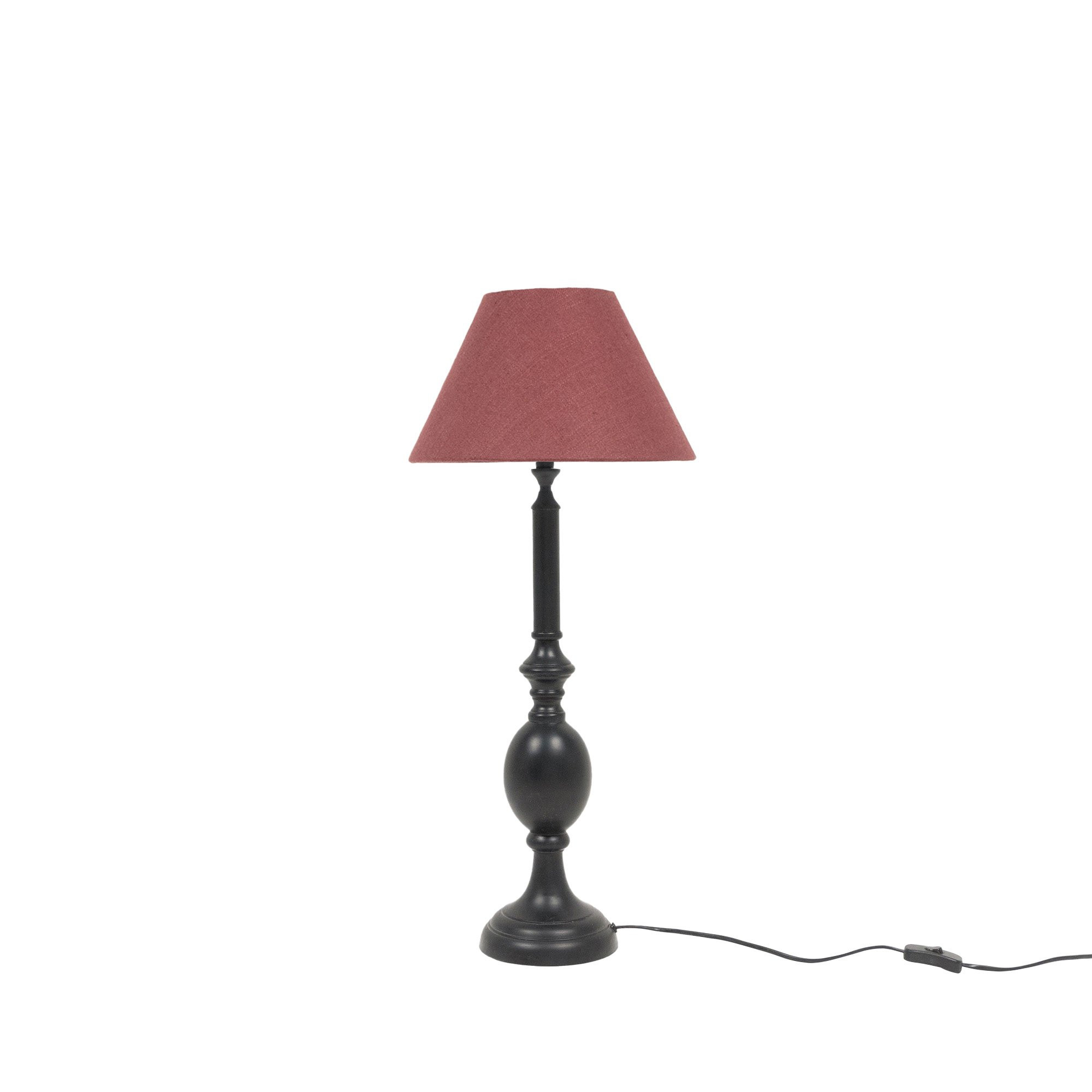 COTTAGE BELL LAMPSHADE-MERLOT (SMALL)