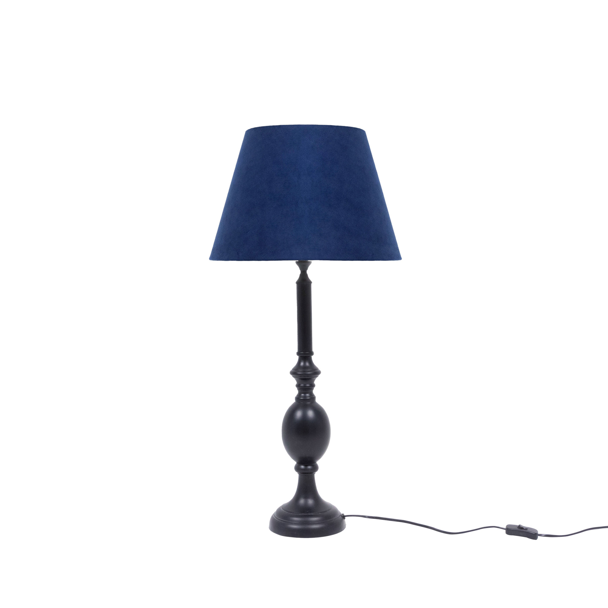 COTTAGE BELL LAMPSHADE-INDIGO (LARGE)
