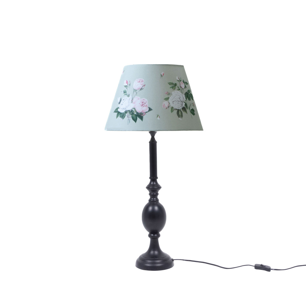 Cottage Bell Lampshade-A French Backyard (Large)