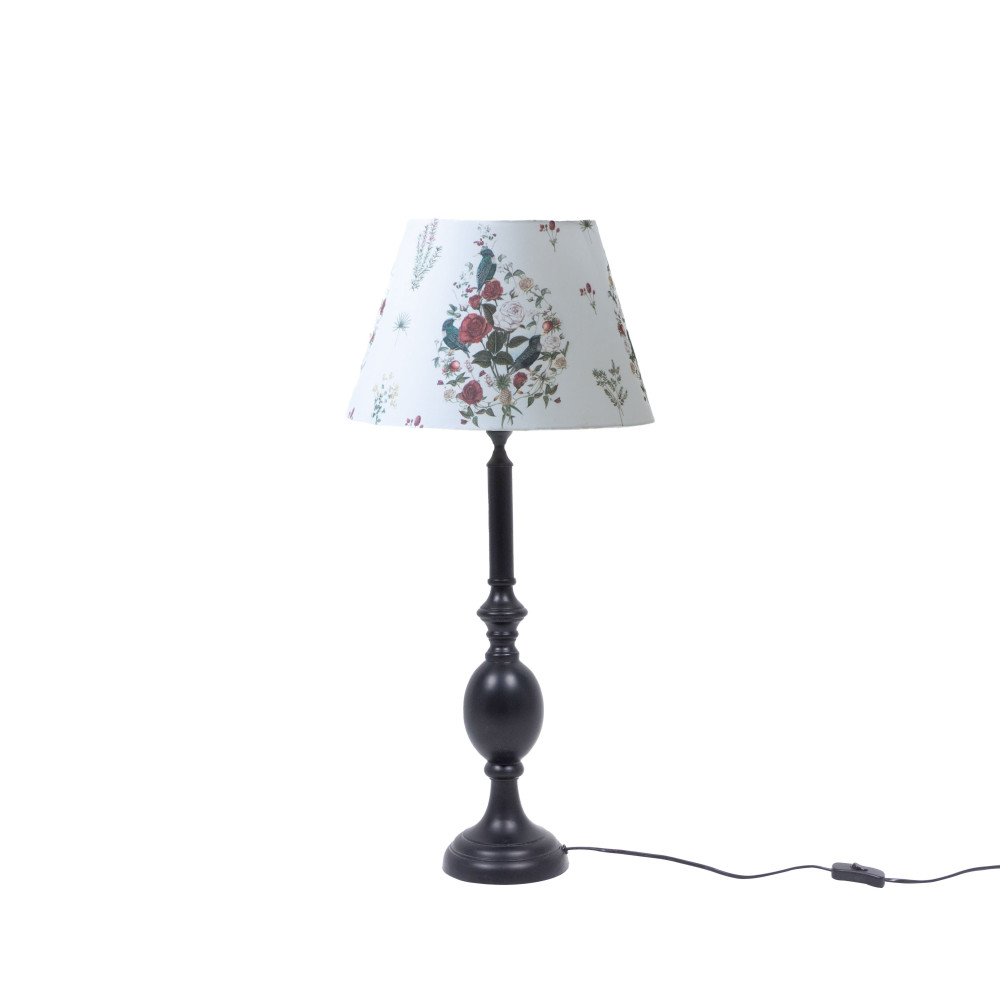 Cottage Bell Lampshade-Starlings at Queen Mary&#039;s Garden-Ivory (Large)