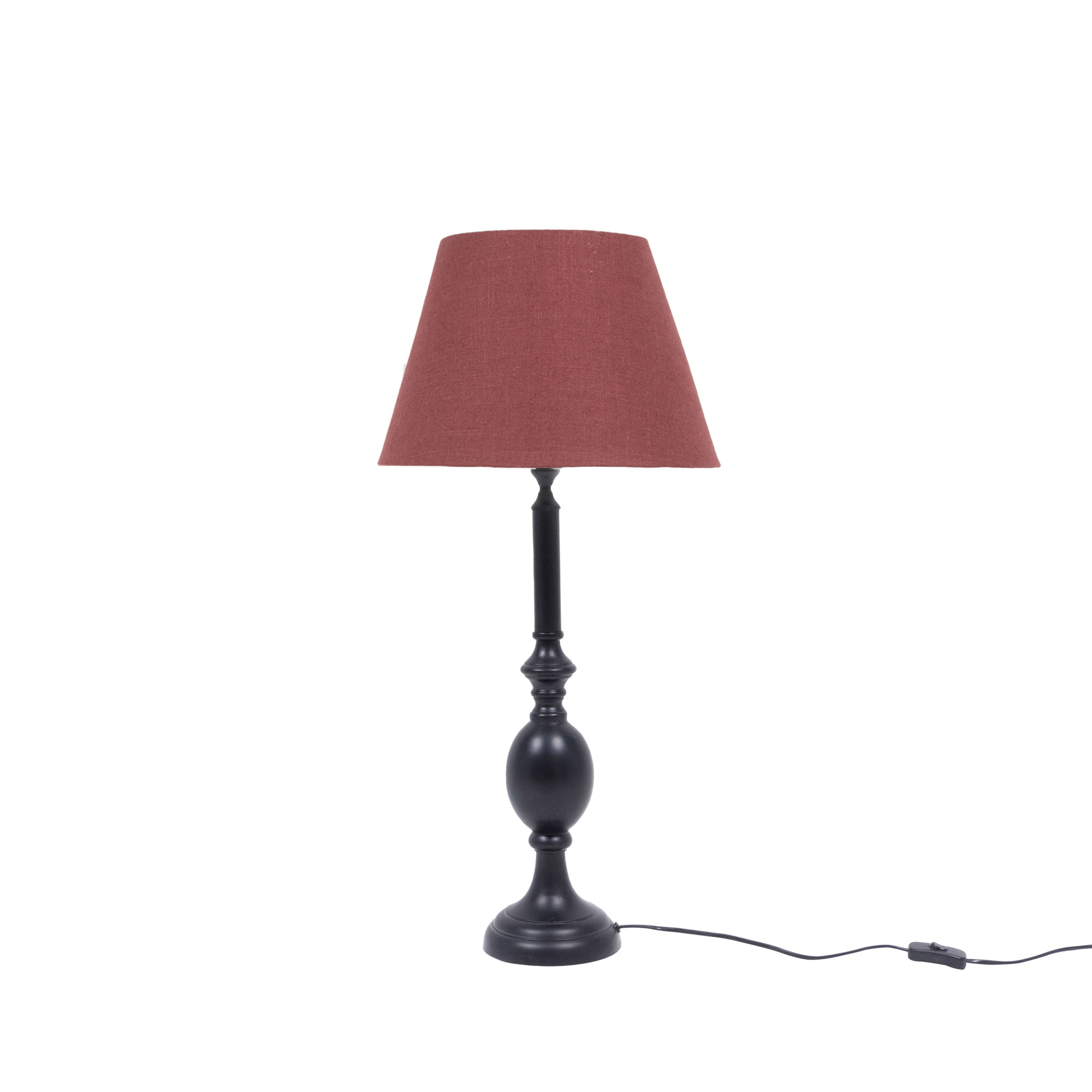 COTTAGE BELL LAMPSHADE-MERLOT (LARGE)