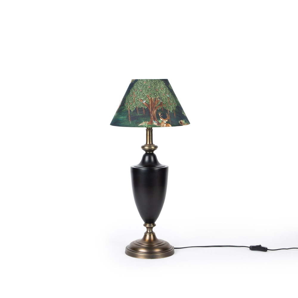 Cottage Bell Lampshade-Sacred Indian Trees (Small)
