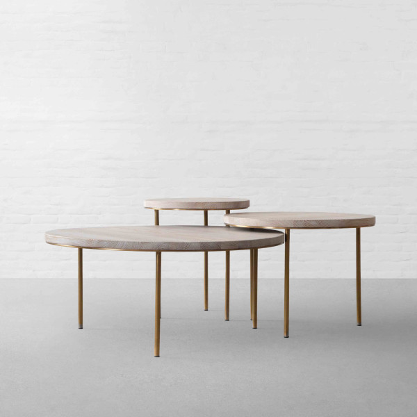 Norway Coffee Table Island-Set of 3 (RTS)