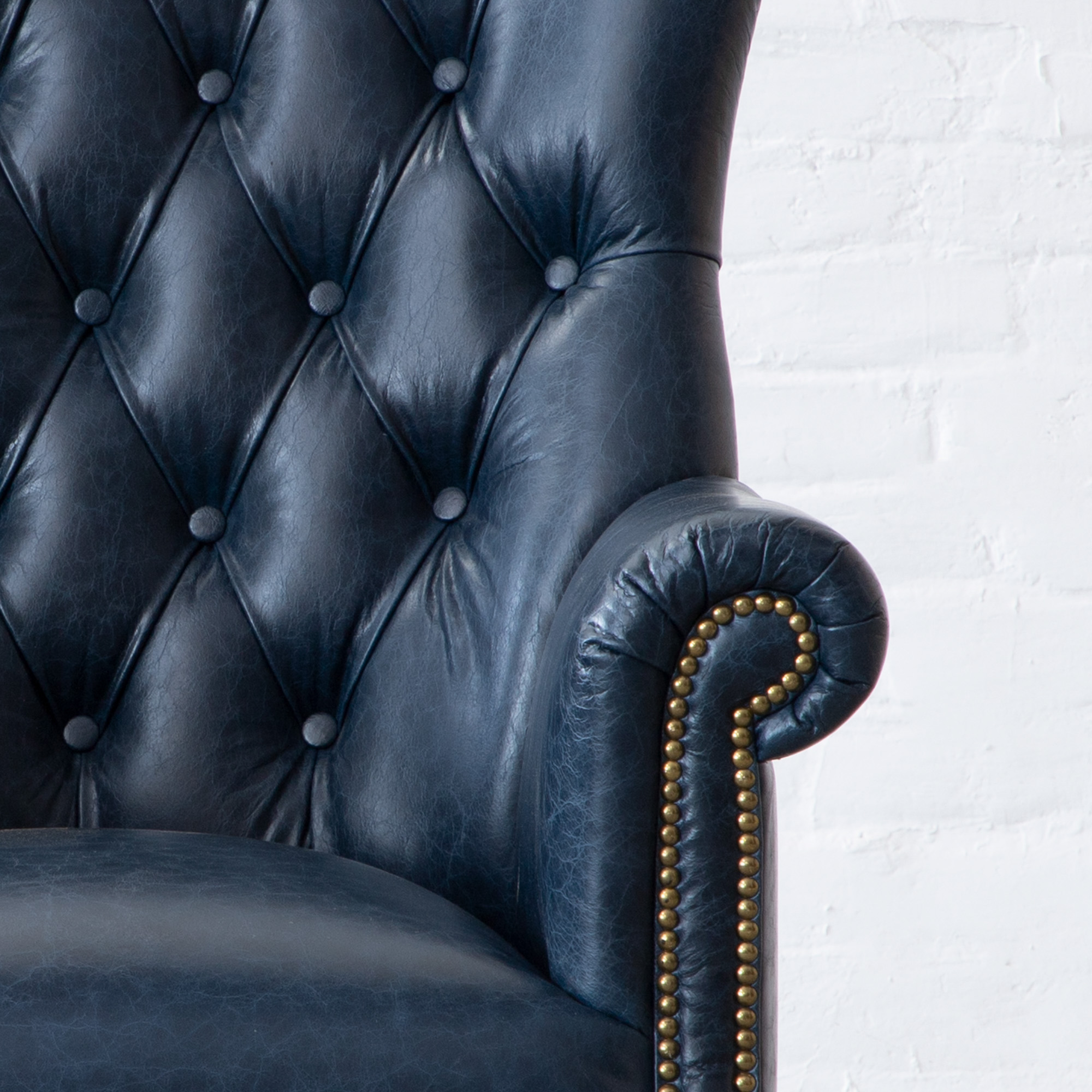 Dalhousie Tufted Leather Armchair