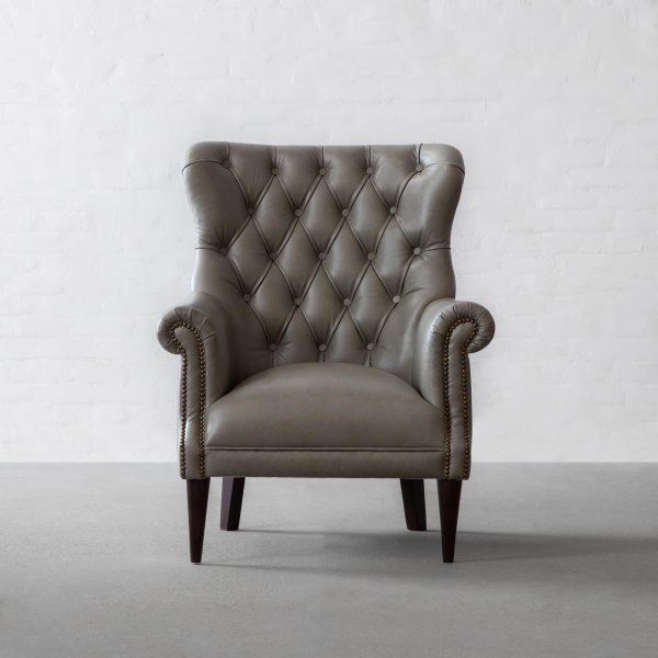 Dalhousie Tufted Leather Armchair