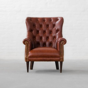 Dalhousie Tufted Leather Armchair