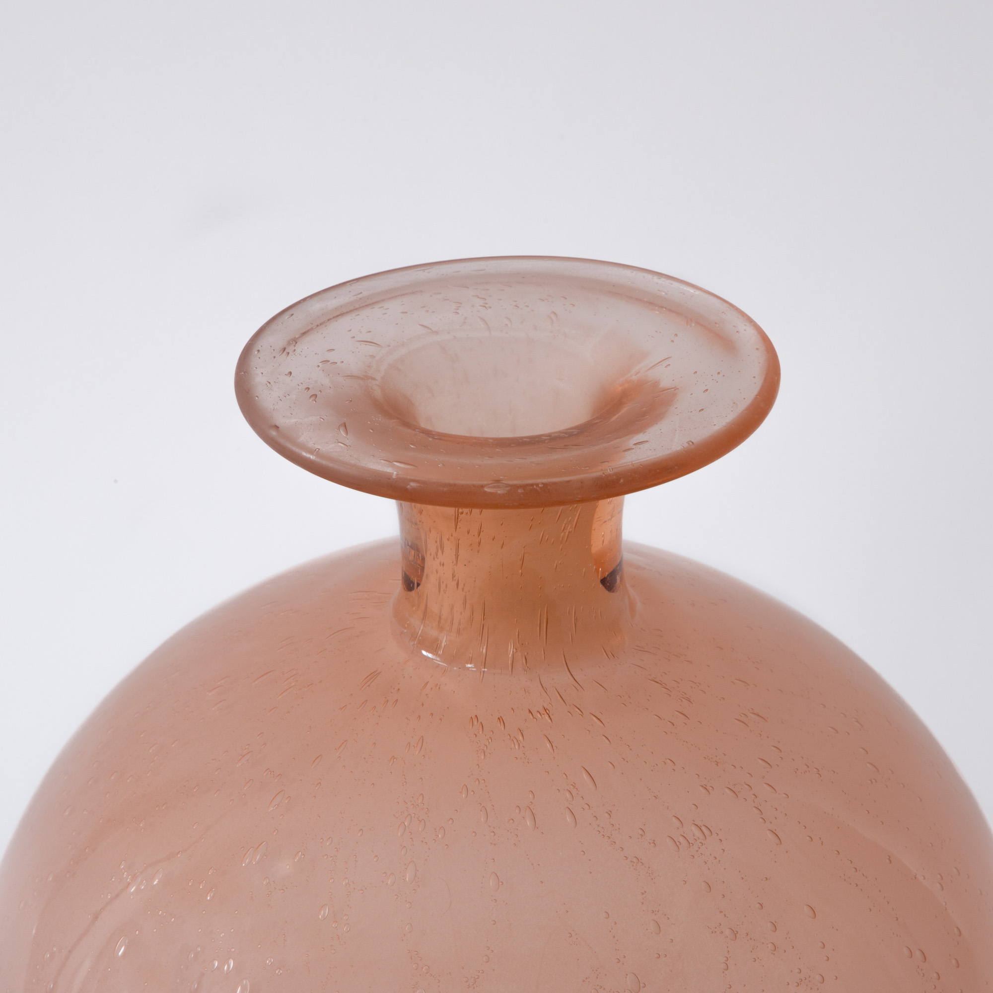 Dew Amphora Glass Vase Rose Gold