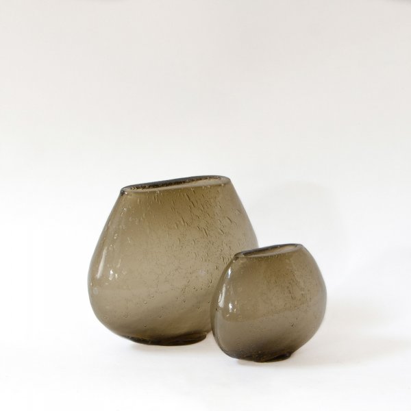 Dew Glass Vase - Brunette