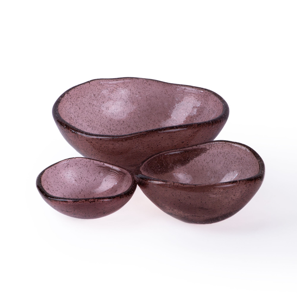Dew Lilac Glass Bowl