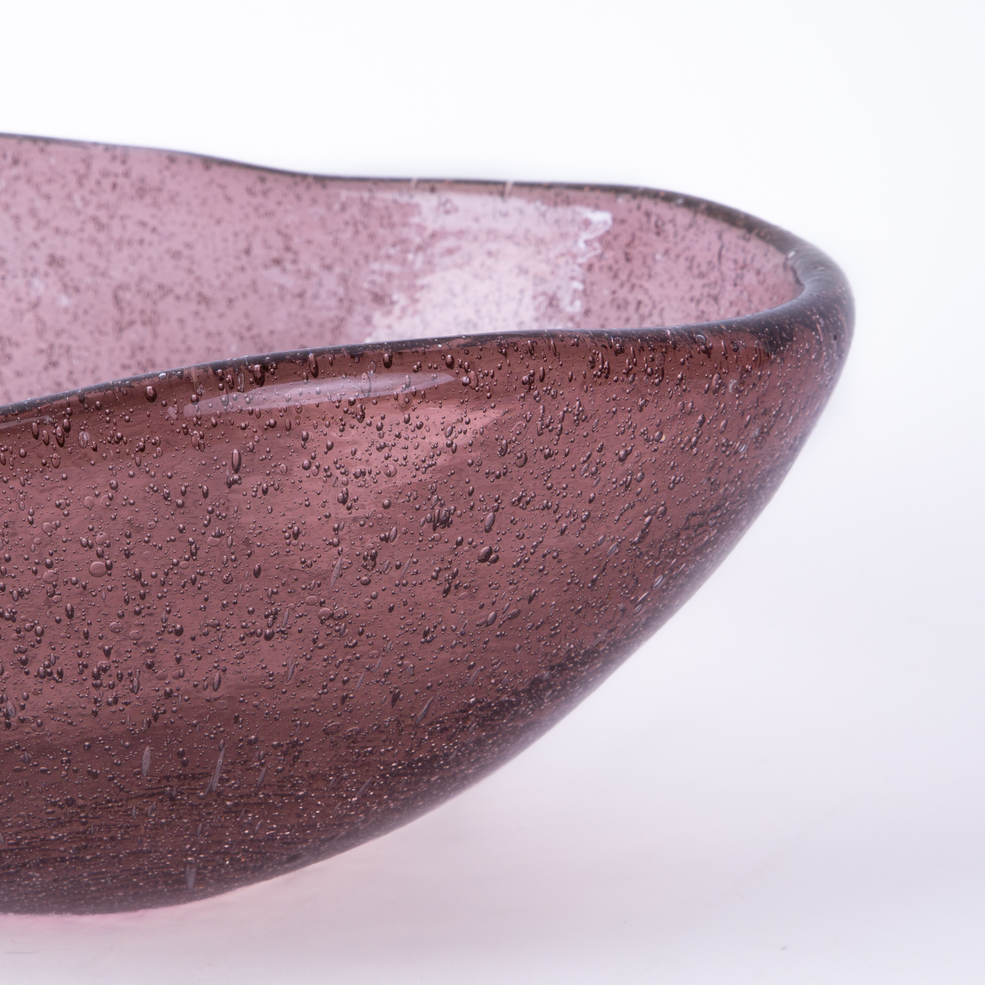 Dew Lilac Glass Bowl