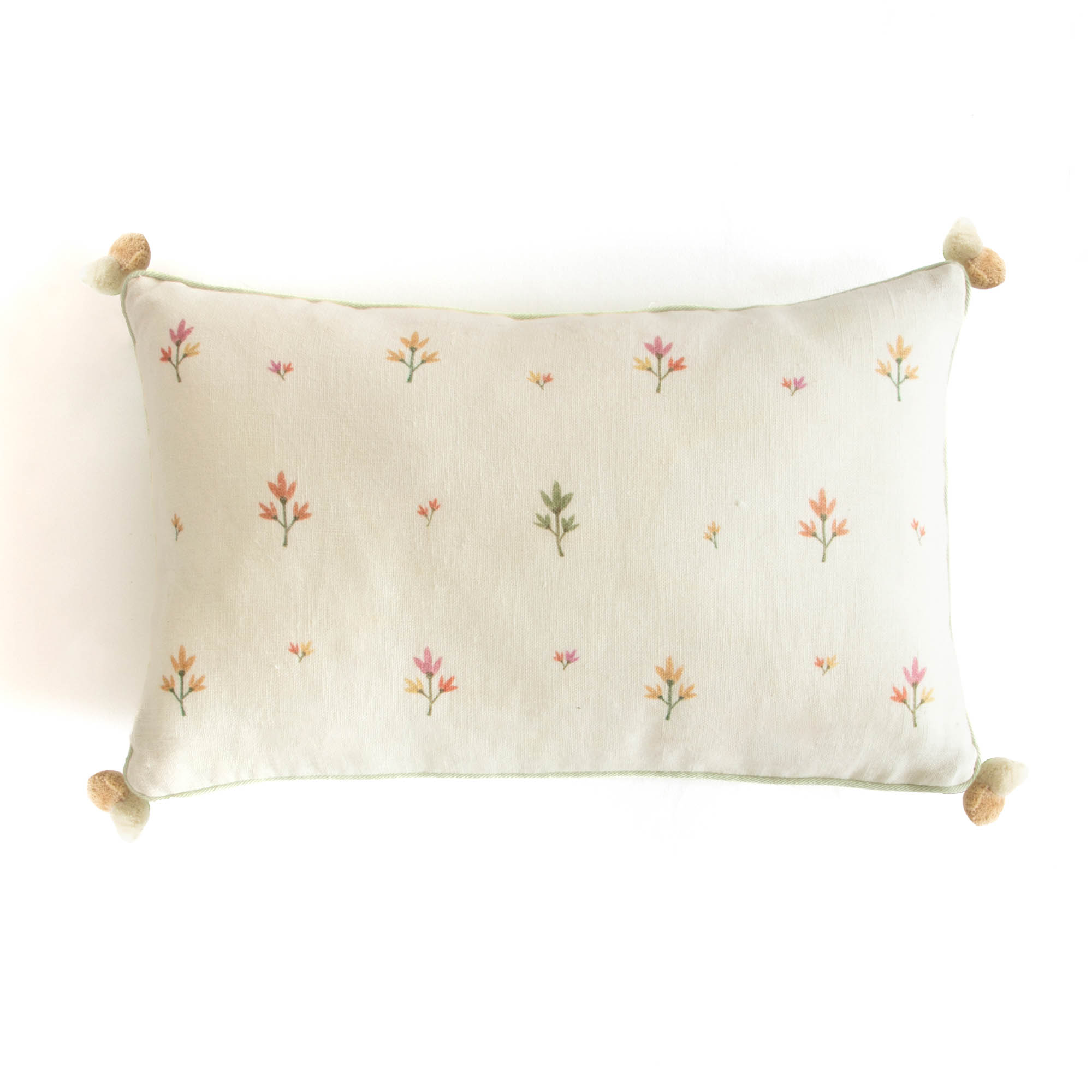 Dreamy Saps in Flower Garden Cushion Cover - Ivory