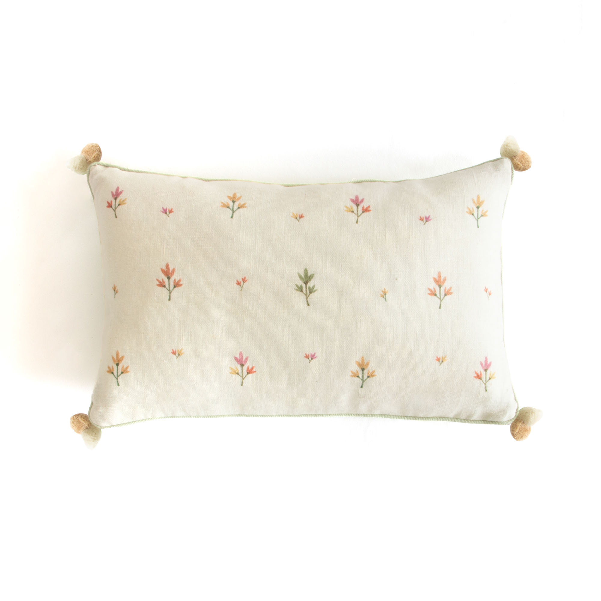 Dreamy Saps in Flower Garden Cushion Cover - Ivory