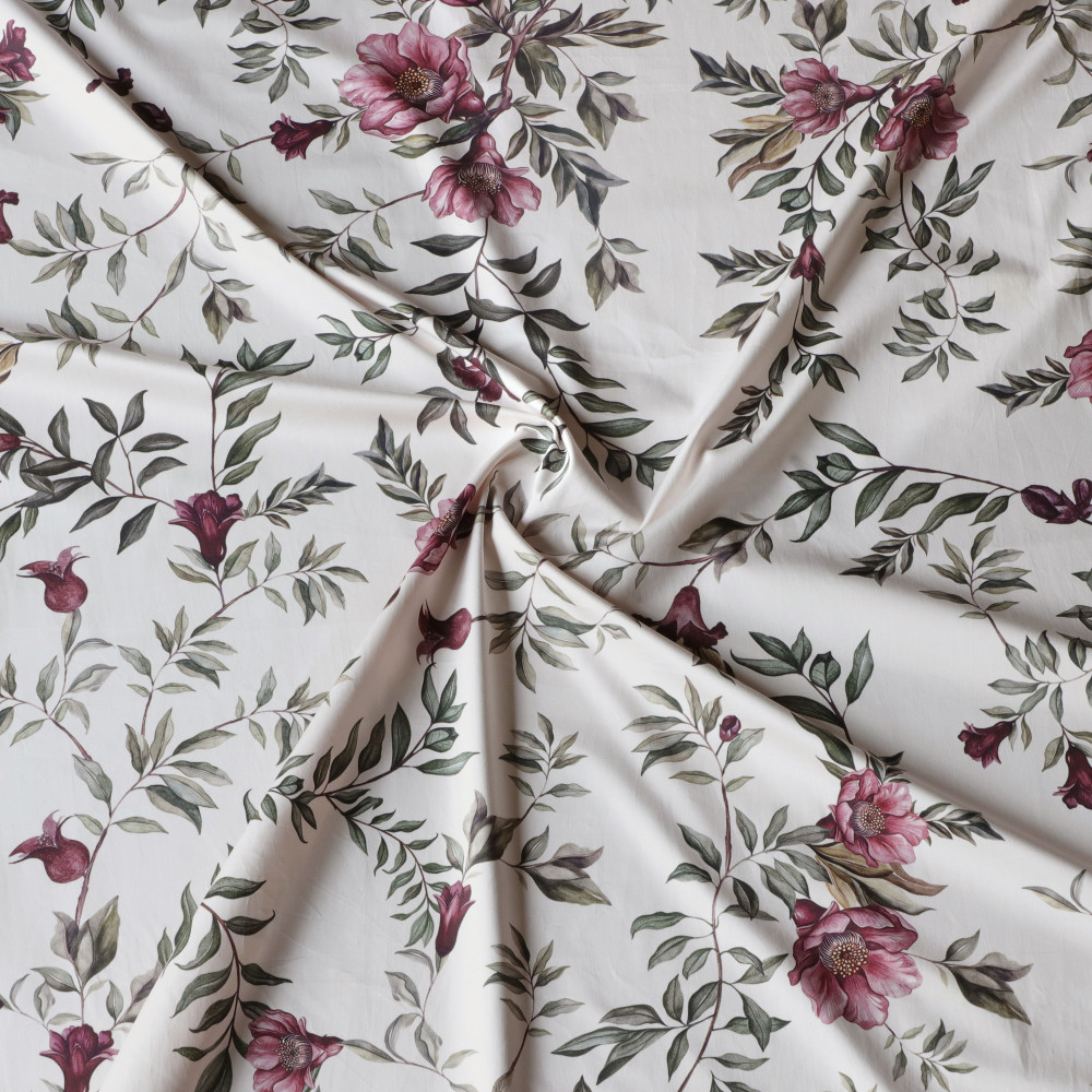 Anar Blossom Printed Cotton Sateen (Fabric Swatch)