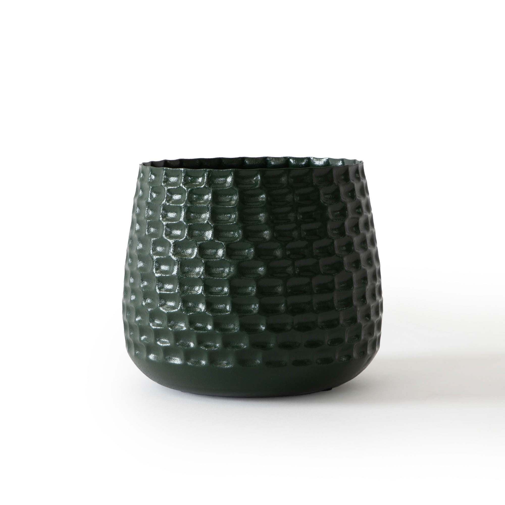 EDENA HAMMERED IRON PLANTER