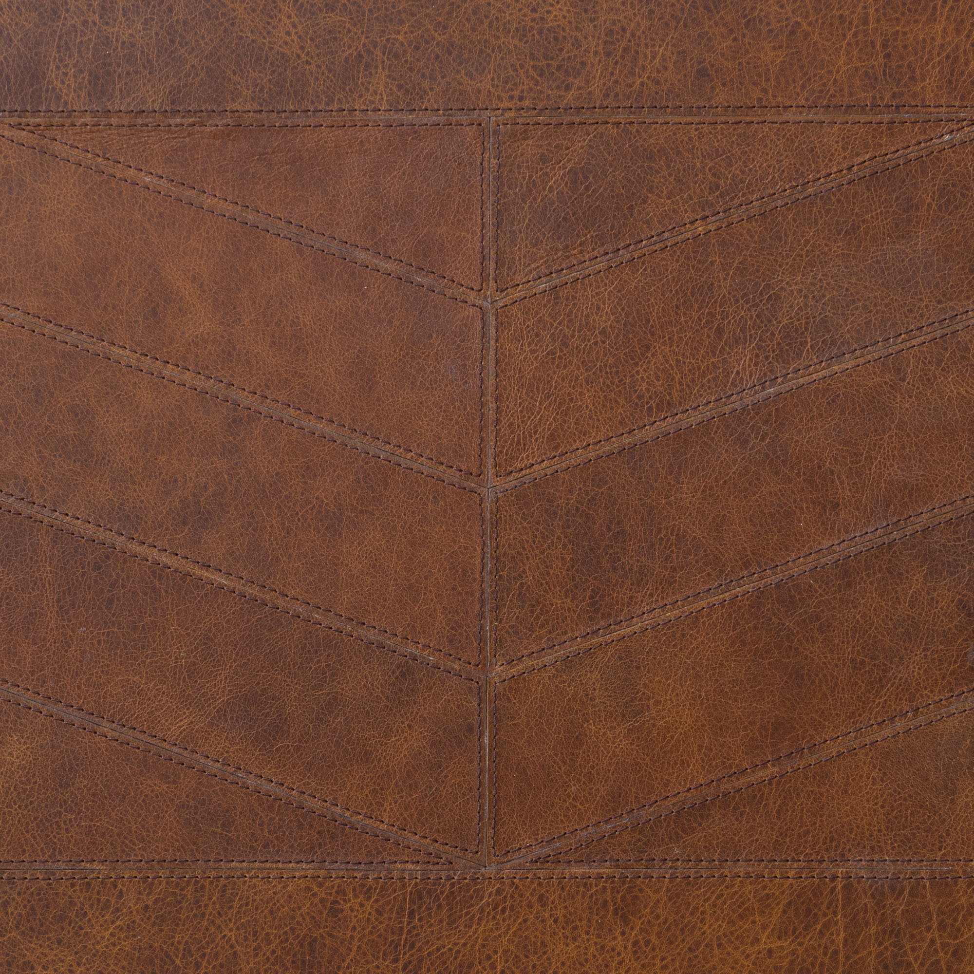 Edward Leather Clad Storage Side Table