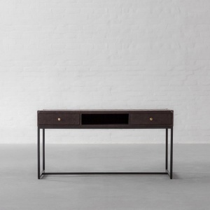 EDWARD LEATHER CLAD STUDY TABLE
