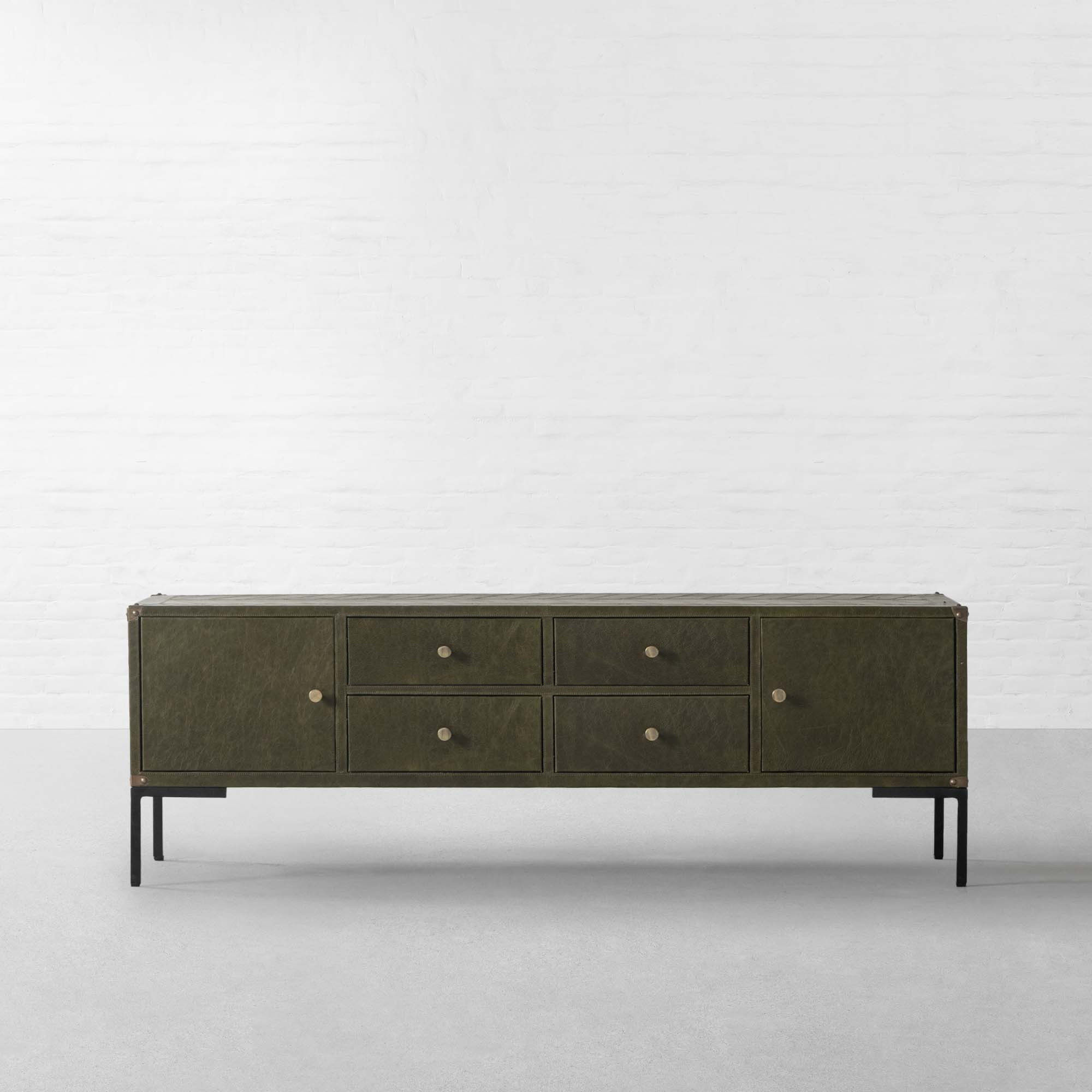 EDWARD LEATHER TV UNIT