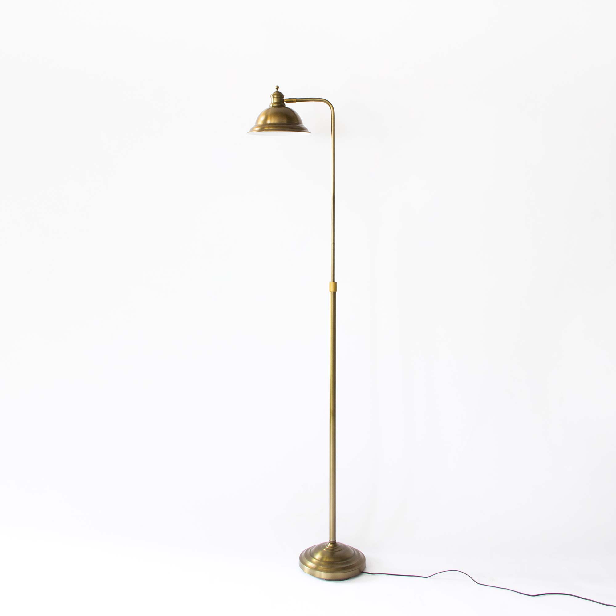 Madeleine Floor Lamp Antique Brass