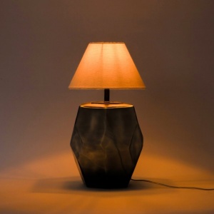 Celestial Glass Lamp Stand - Indigo