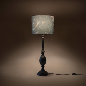 Chalet Cylindrical Table Lampshade - A Persian Garden Dusk