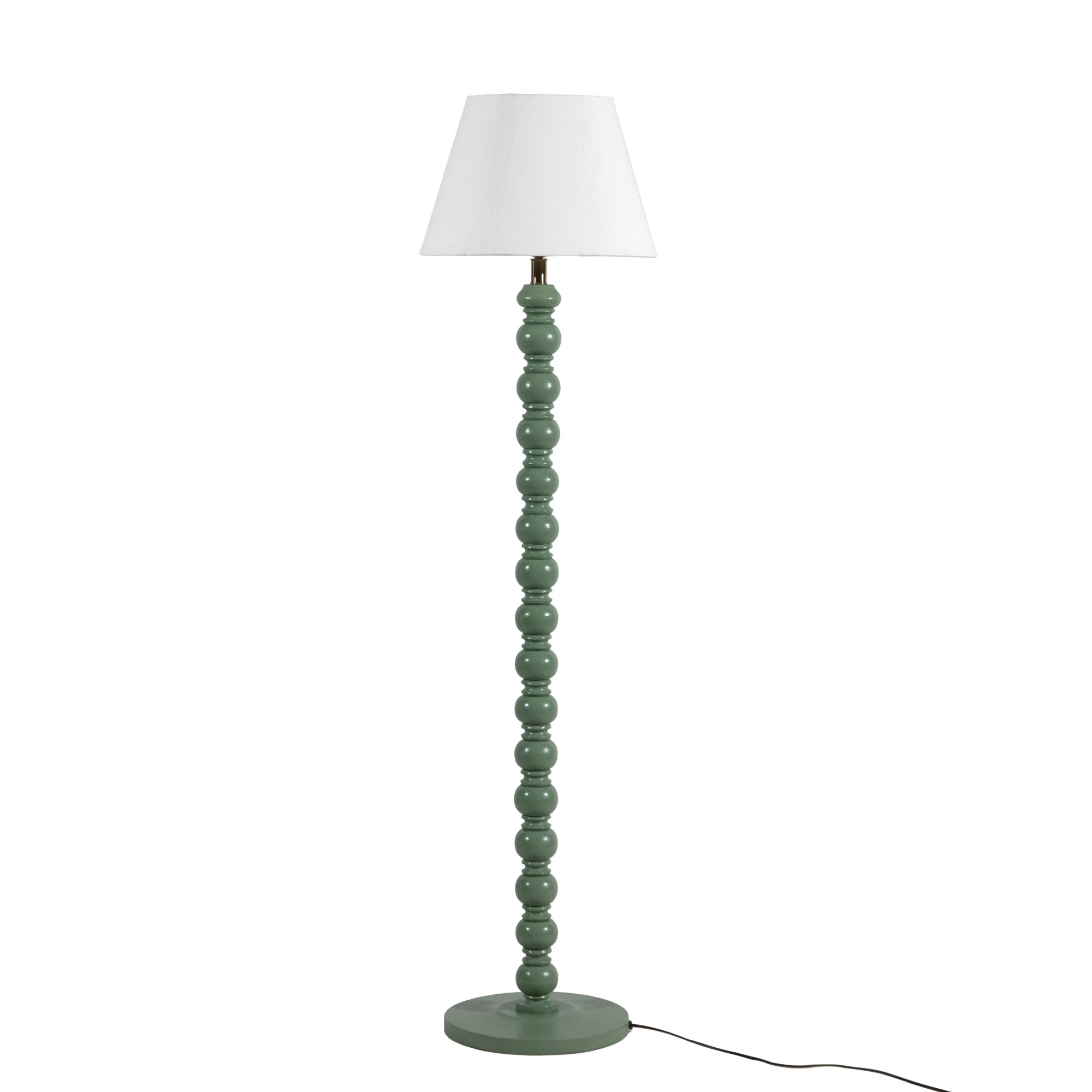 MARYLAND WOODEN FLOOR LAMP-SAGE