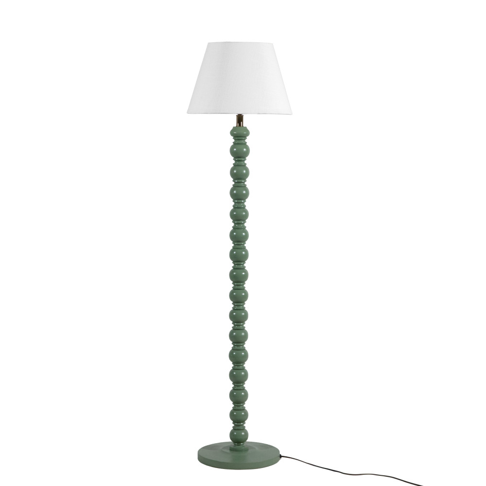 Maryland Wooden Floor Lamp-Sage
