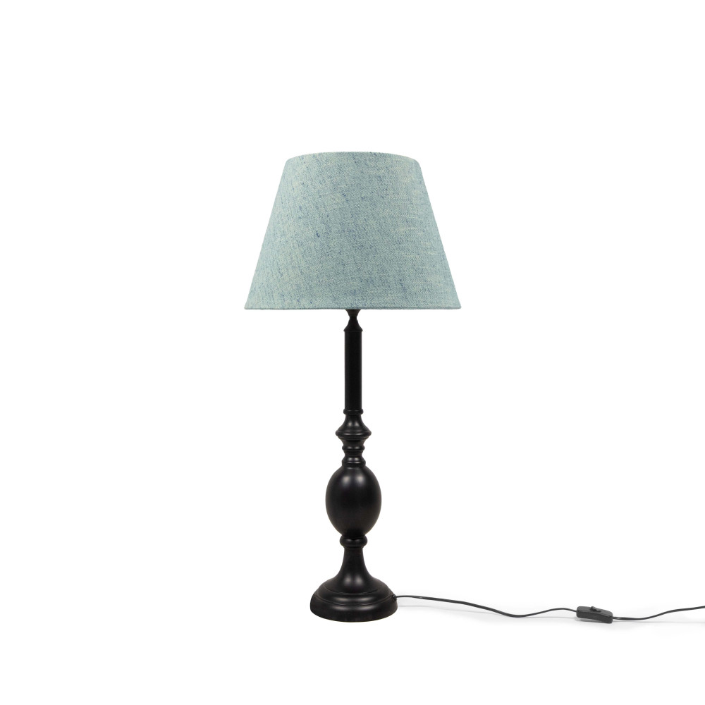 Aqua Pine-Cottage Bell Lampshade(Large)