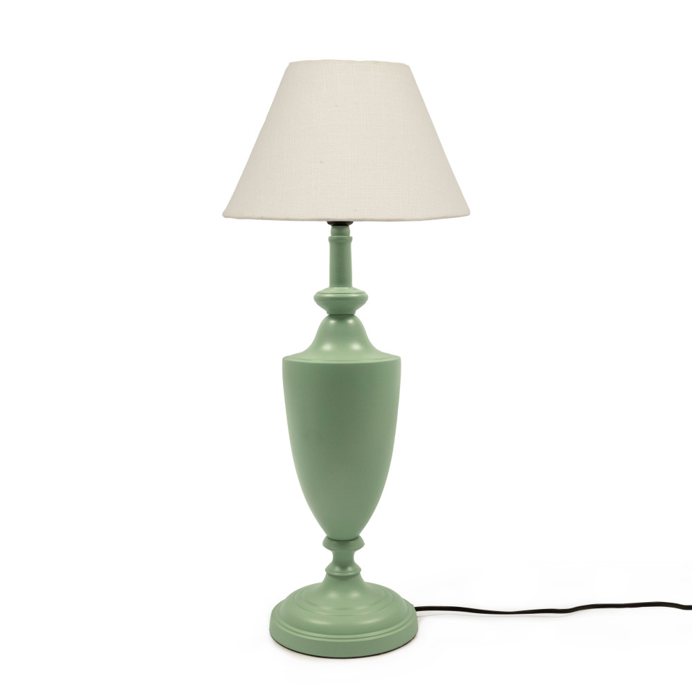 Vienna Chalice Table Lamp Stand-Sage Green