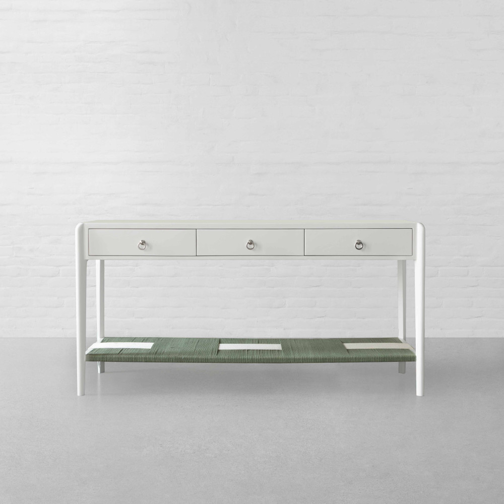 Bruges Console Table Vanilla-Dual Tone Rope