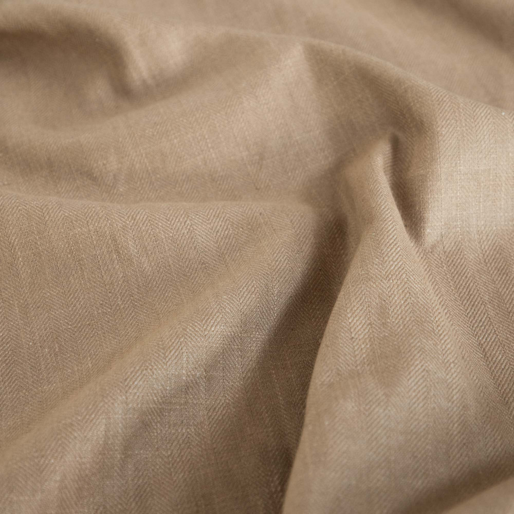 Gir Camel Cotton Linen Blend Fabric