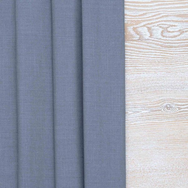 Gir Steel Cotton Linen Blend Fabric