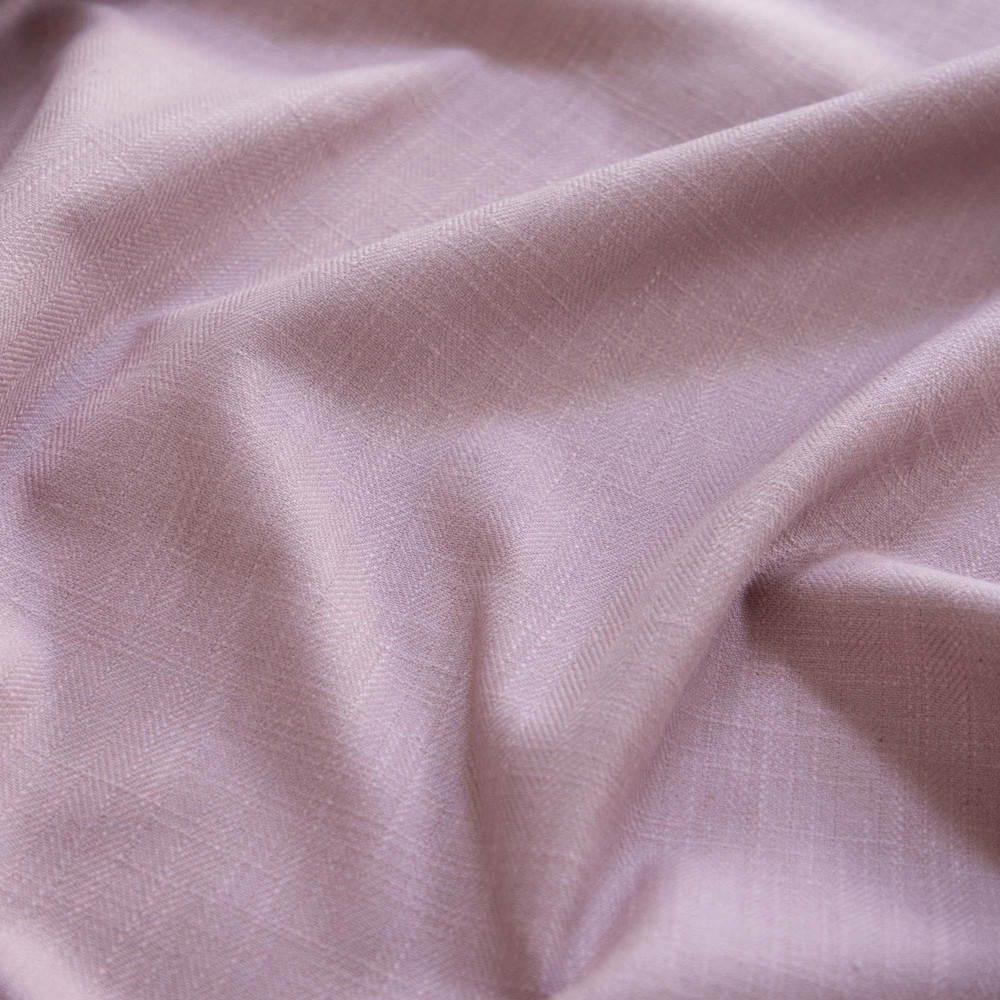 Gir Wood Rose Cotton Linen Blend Fabric