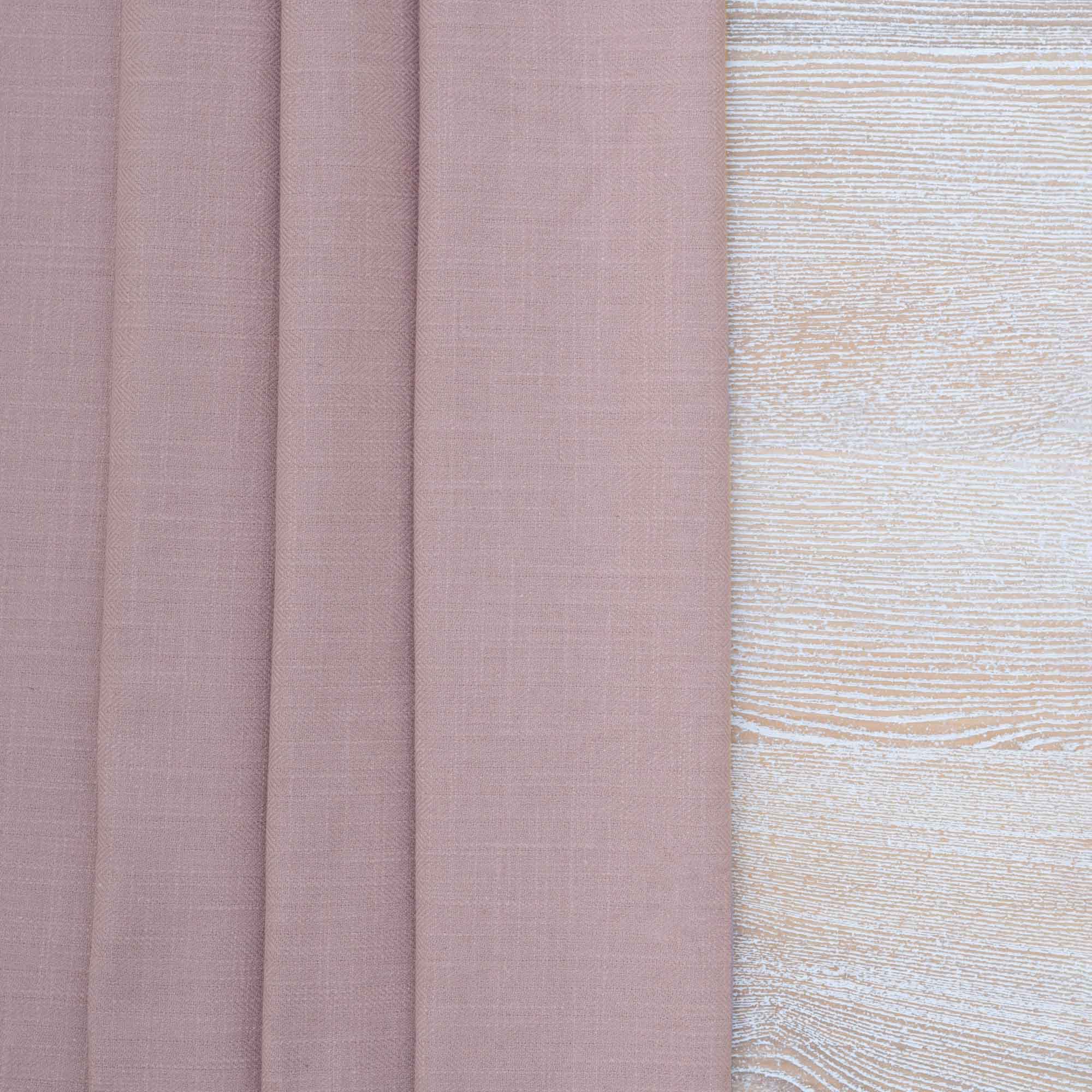 Gir Wood Rose Cotton Linen Blend Fabric