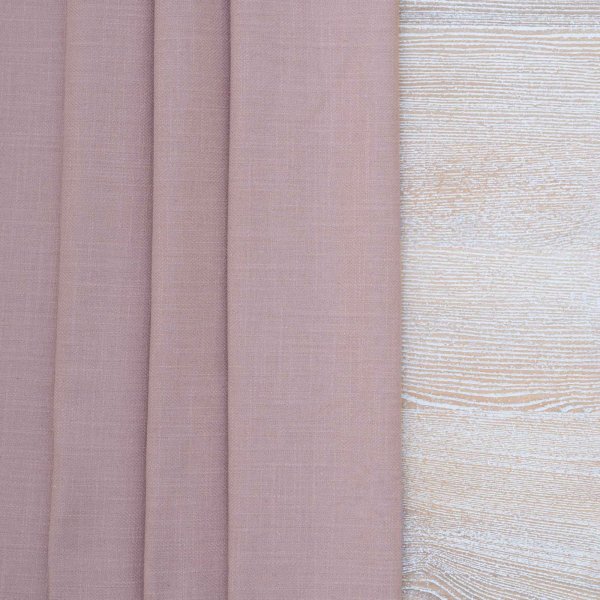 Gir Wood Rose Cotton Linen Blend Fabric